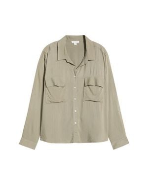 Beach Lunch Lounge Felicity Button-Up Shirt - Natural