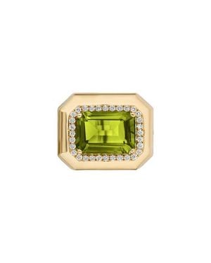 Goshwara Emerald Cut Ring - Green