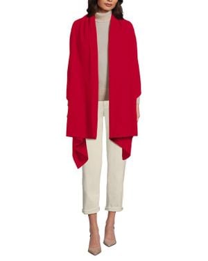 Lands' End Cashtouch Shawl Wrap - Red