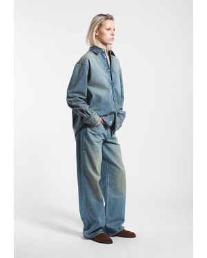 Dr. Denim Hill Low Relaxed Jeans - Blue