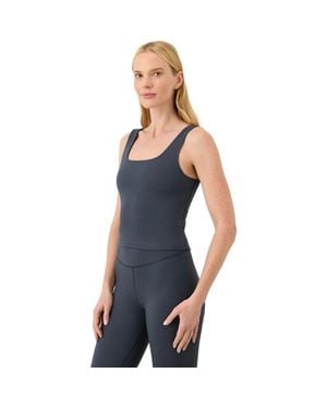 Pact On The Go-To Square Neck Tank Made With Organic Cotton - Blue