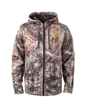 Dunbrooke San Diego Padres Trophy Realtree Full-Zip Hoodie - Gray