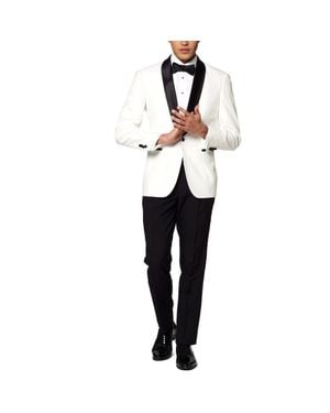 Opposuits Pearly Two-Piece Suit & Bow Tie - Black