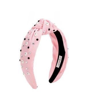 Sweet Wink Spooky Halloween Gemstone Headband - Pink