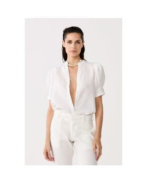 Lanhtropy Athina Linen Shirt - White