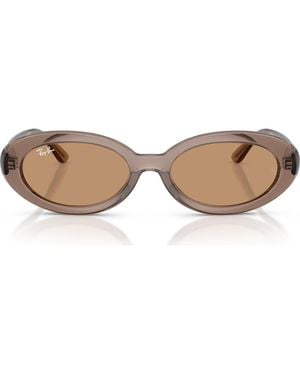 Ray-Ban 54Mm Oval Sunglasses - Brown