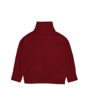 Fortela Ele High Neck Sweater - Red