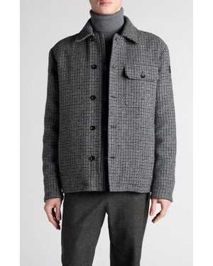 Moncler Norfol Wool Blend Overshirt - Gray