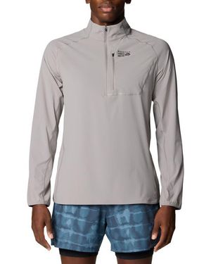 Mountain Hardwear Sunshield Half Zip - Gray