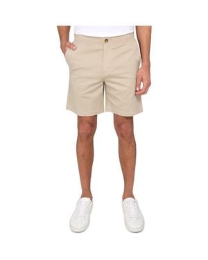 Con.struct Slim Fit Solid Drawstring Shorts - Natural
