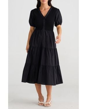 Brave+True Bella Goes North Dress - Black