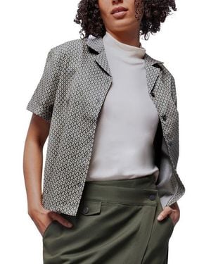 WILDFANG The Everyday Camp Button Up - Gray