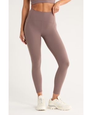 Zella Studio Luxe High Waist Pocket 7/8 Leggings - Multicolor