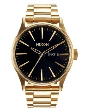 Nixon Sentry Bracelet Watch - Black