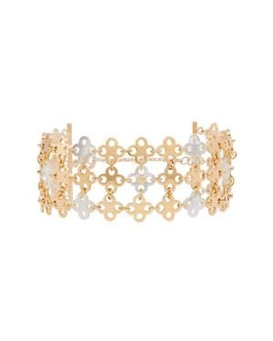 Tory Burch Forget Me Not Multi Strand Bracelet - White