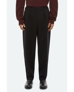 Helmut Lang Zoot Pleat Front Modern Pants - Black