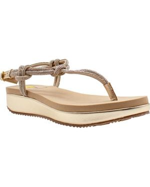 Volatile Calypso T-Strap Sandal - Metallic