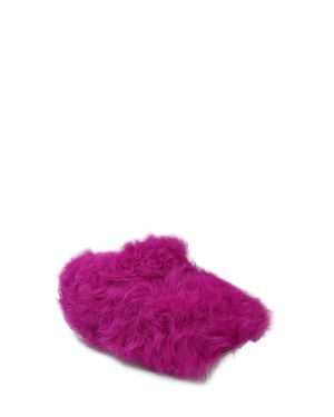Zigi Fauna Genuine Shearling Platform Clog Slipper - Purple