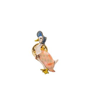 Fable England X Peter Rabbit Jemima Brooch - White