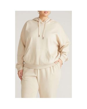 UNIVERSAL STANDARD Lyria Fleece Hoodie - Natural