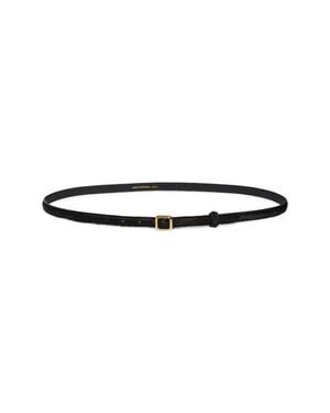 LIE STUDIO The Georgia Slim Suede Belt - Multicolor