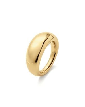 D.Louise Chunky Dome Ring - Metallic