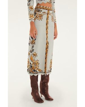 FARM Rio Skirt - Natural