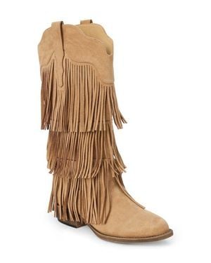 Matisse Saloon Fringe Boot - Brown