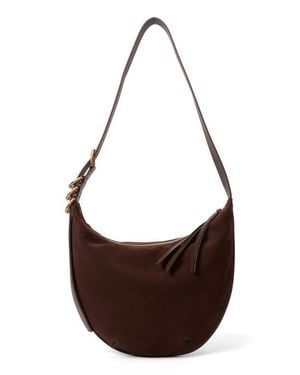 Rag & Bone Medium Mercer Suede Hobo Bag - Brown