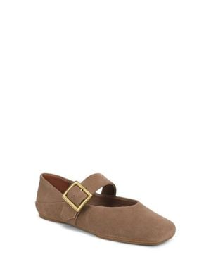 Franco Sarto Oakes Square Toe Flat - Brown