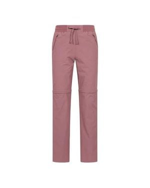Mountain Warehouse Hiker Stretch Zip-Off Pants - Red