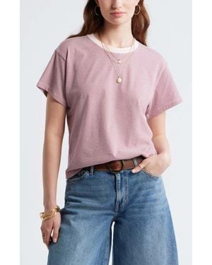Treasure & Bond Favorite Cotton T-Shirt - Pink