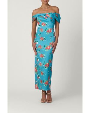 green emerald velvet dress Maggy London Embroidered Halter Midi Dress – Trendy Twist Boutique