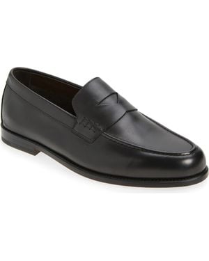 Doucal's Mario Penny Loafer - Black