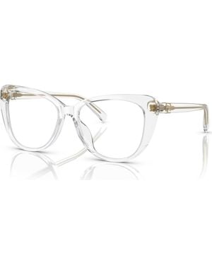 Ralph Lauren 54Mm Cat Eye Optical Glasses - White