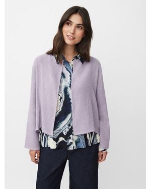 Masai Majulitta Open Front Long Sleeve Jacket - Purple
