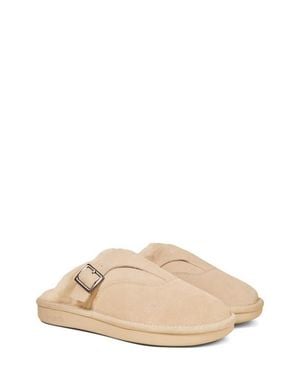 Brunch Gender Inclusive Amour Genuine Shearling Slipper - Natural