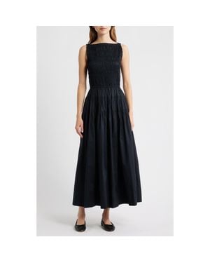 Doen Melie Boat Neck Dress - Black