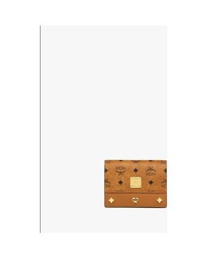MCM Small Pina Wallet - Natural