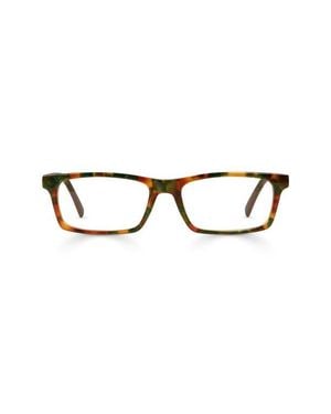 Eyebobs Number Cruncher 53Mm Rectangular Reading Glasses - Brown