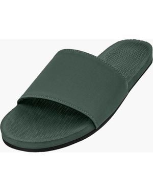 indosole Responsibly-Made Tire Sole Slide Sandals - Green