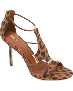 Reiss Roxanne Ankle Strap Sandal - Brown