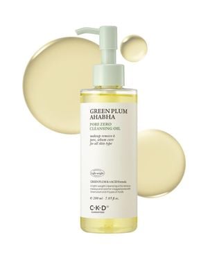 CKD Plum Aha/Bha Pore Zero Cleansing Oil - Metallic