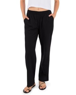 Hurley Beach Club Straight Leg Pants - Black