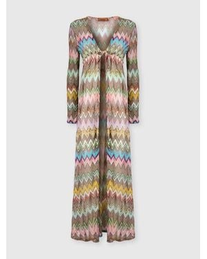 Missoni Long Cardigan - Metallic