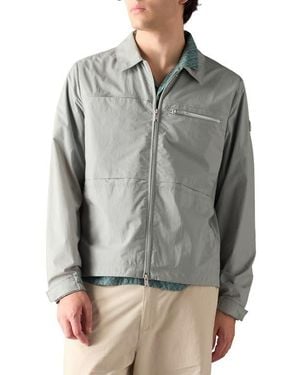 Moose Knuckles Topflight Water Repellent Shirt Jacket - Gray