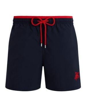 Vilebrequin Solid Bicolor Swim Shorts - Blue
