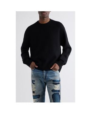 Acne Studios Klimis Cashmere Blend Sweater - Black