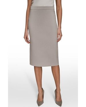 Donna Karan Straight Sweater Skirt - Multicolor