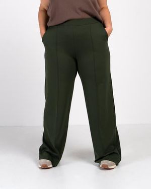 Kettlewell Ponte Wide Leg Pants - Green